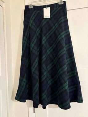 Plaid Maxi Skirt